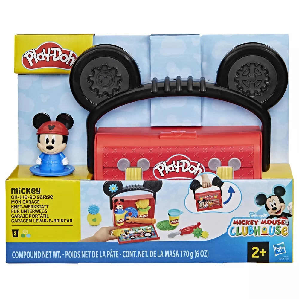 Playdoh Disney Jr On The Go Garage Playset