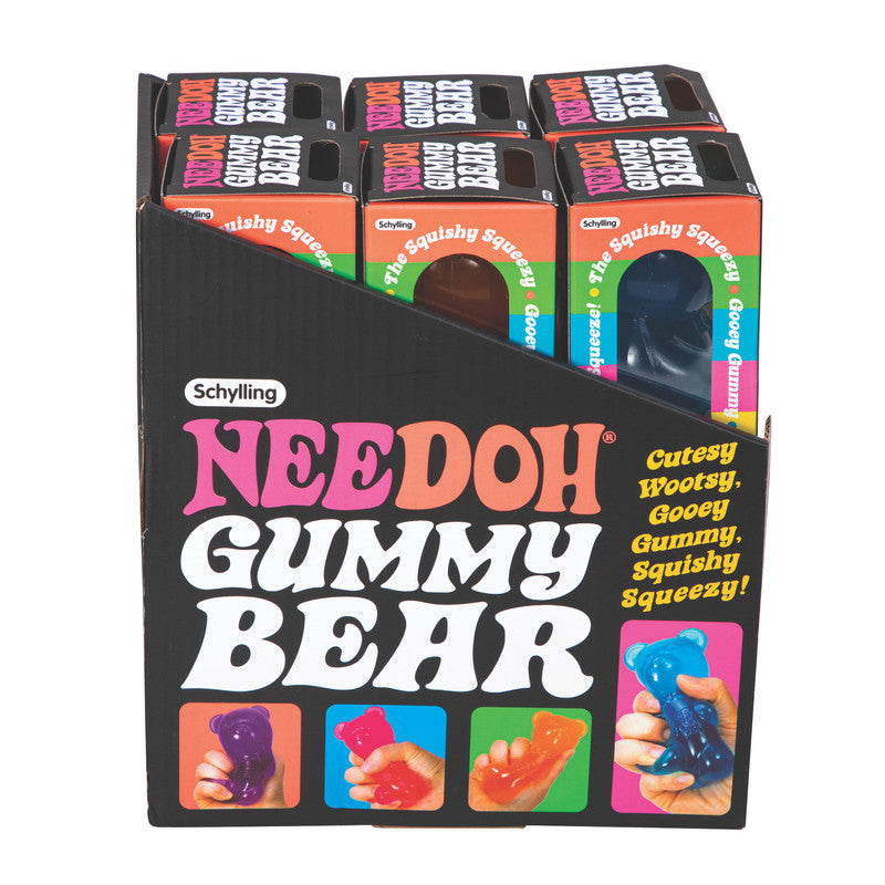 Needoh Gummy Bear Sensory Squeeze Fidget Toy for Kids Assortment - Sold per piece