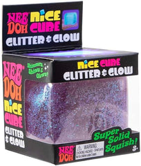 NeeDoh Nice Cube Glitter & Glow