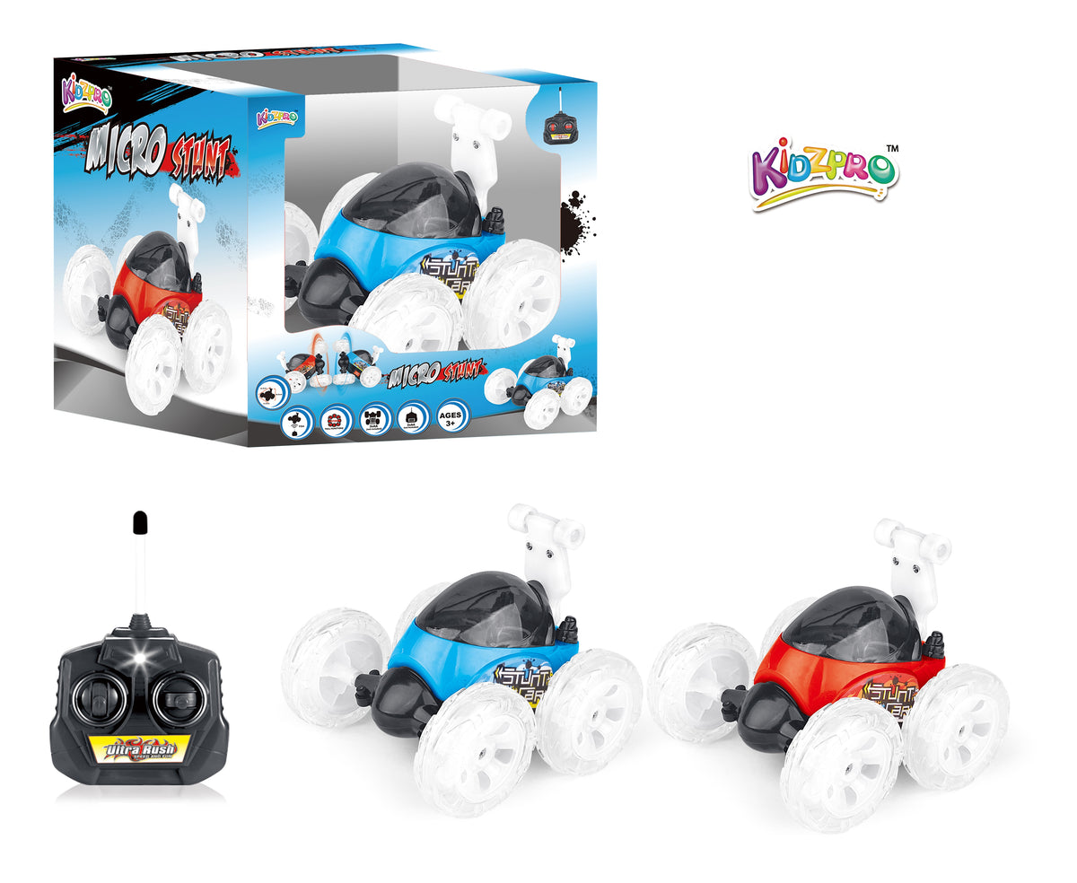 Kidzpro RC Micro Stunt Car Battery-Operated for Kids - Assorted Colors