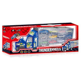 Power Joy Vroom Vroom Thunder Wheels 12-Piece Die-Cast Car Set for Kids