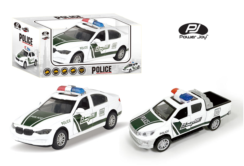 Power Joy Vroom Vroom 1:24 Police Die-Cast Toy Car for Kids