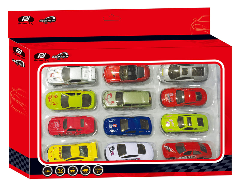 Power Joy Vroom Vroom Die-Cast Car Promo Pack - 12-in-1