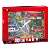 Power Joy Vroom Vroom Airport Playset - Toy Airplane and Vehicle Play Set for Kids Ages 3+, Assorted Designs