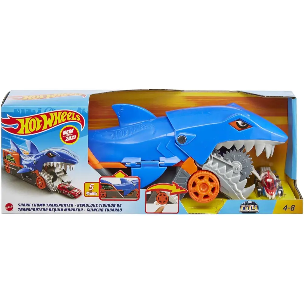 Hot Wheels Shark Chomp Transport