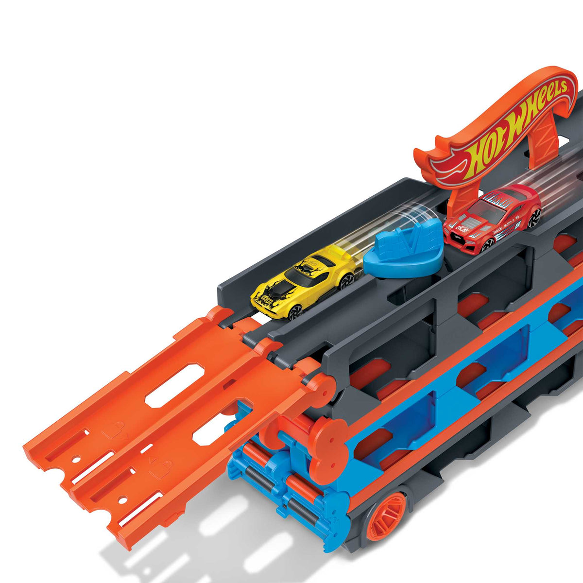 Hot Wheels City Speedway Hauler Carrier Toy Truck
