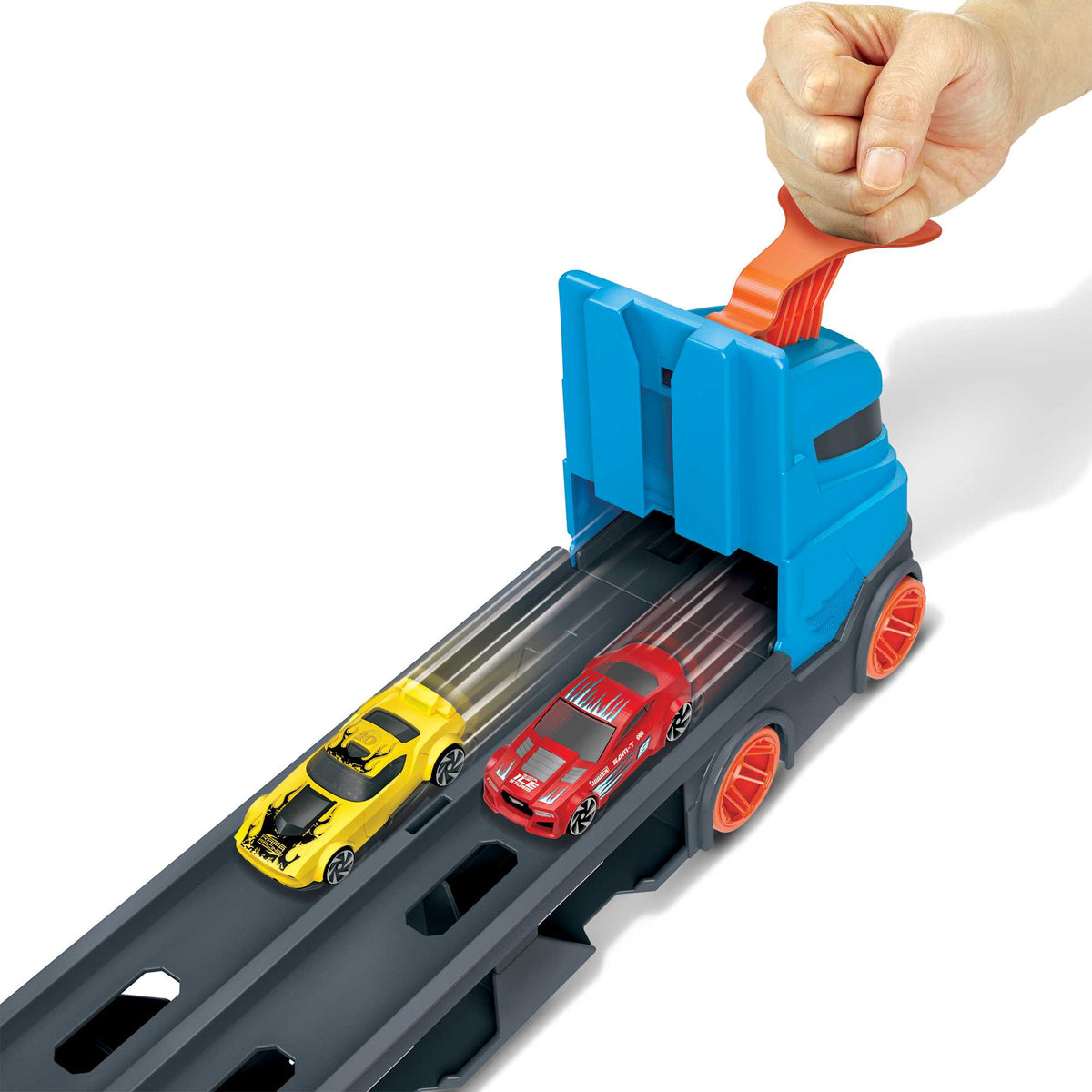 Hot Wheels City Speedway Hauler Carrier Toy Truck
