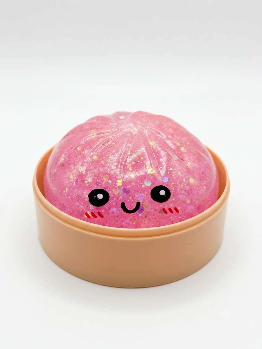 Squeezy Dumplings Glitter Squishy Sensory Fidget Toy for Kids
