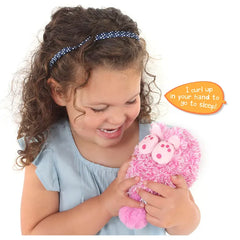 Curlimals Golden Bear Bunny Pink