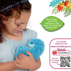 Curlimals Blue The Badger