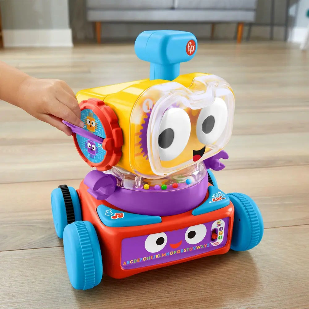 Fisher-Price Laugh & Learn 4-in-1 Learning Bot Interactive Toy with Smart Stages