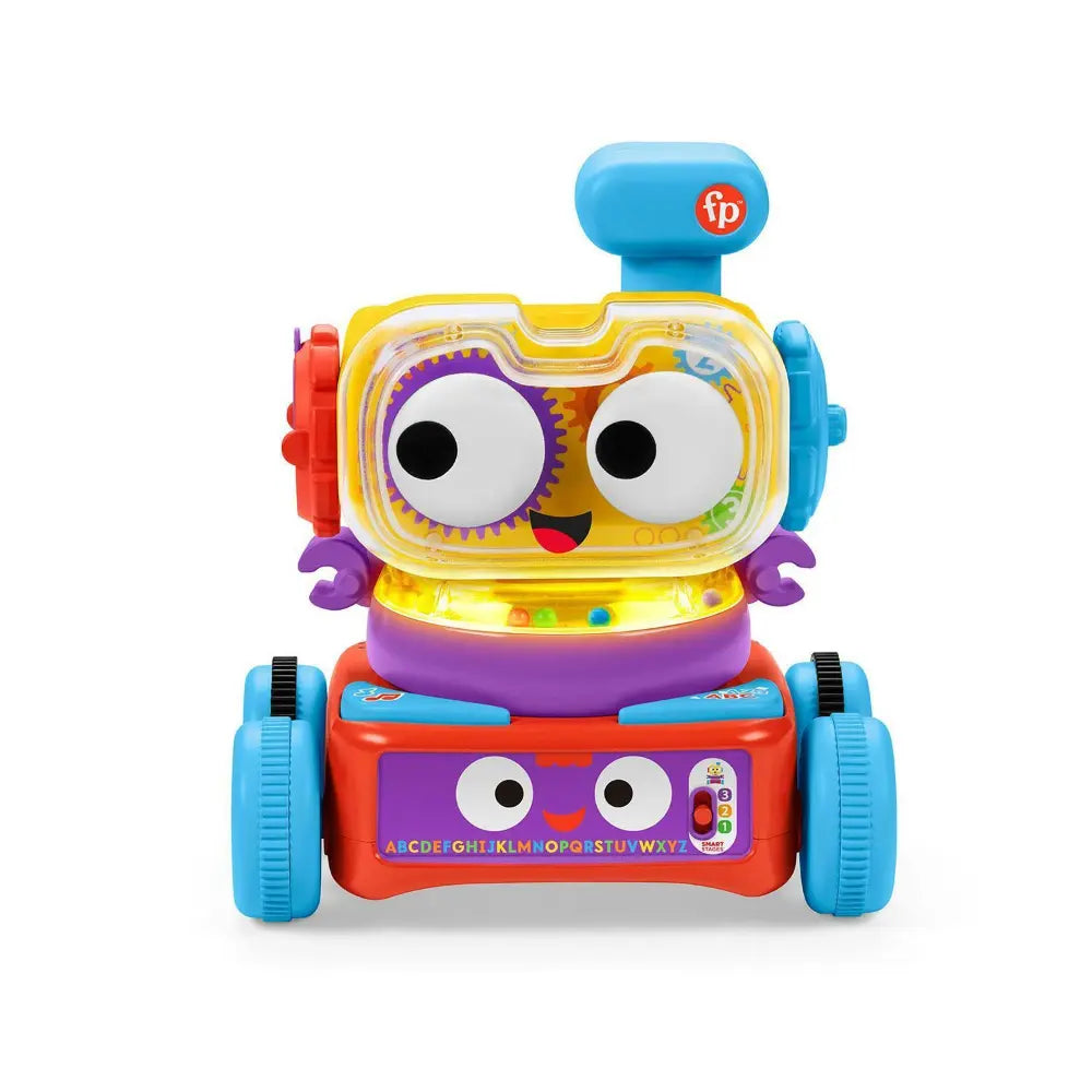 Fisher-Price Laugh & Learn 4-in-1 Learning Bot Interactive Toy with Smart Stages