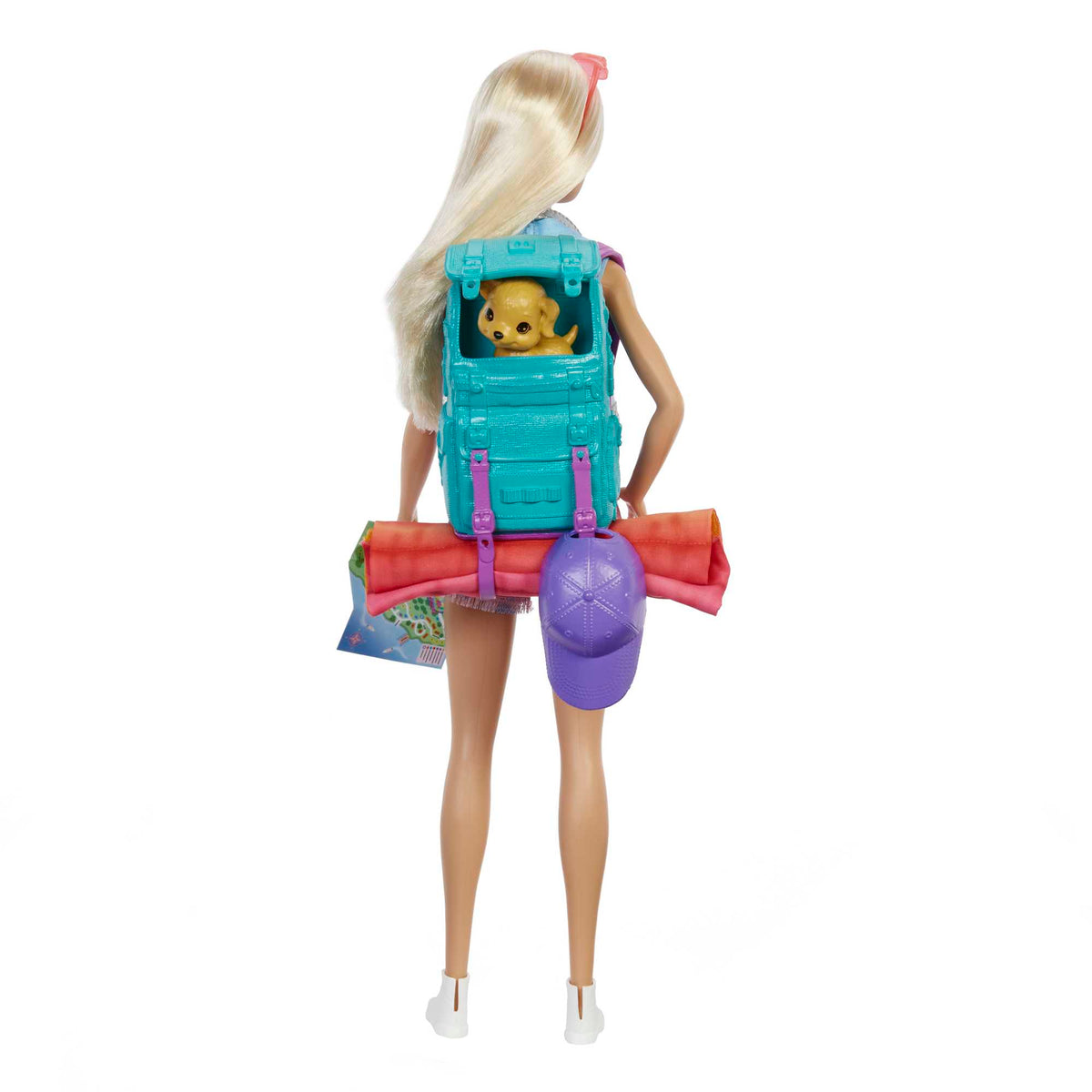 Barbie Malibu Camping Doll with Puppy & Outdoor Accessories