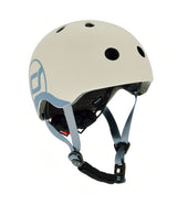 Scoot & Ride 2-in-1 Highwaykick 1 & Helmet XXS-S Ash Bundle