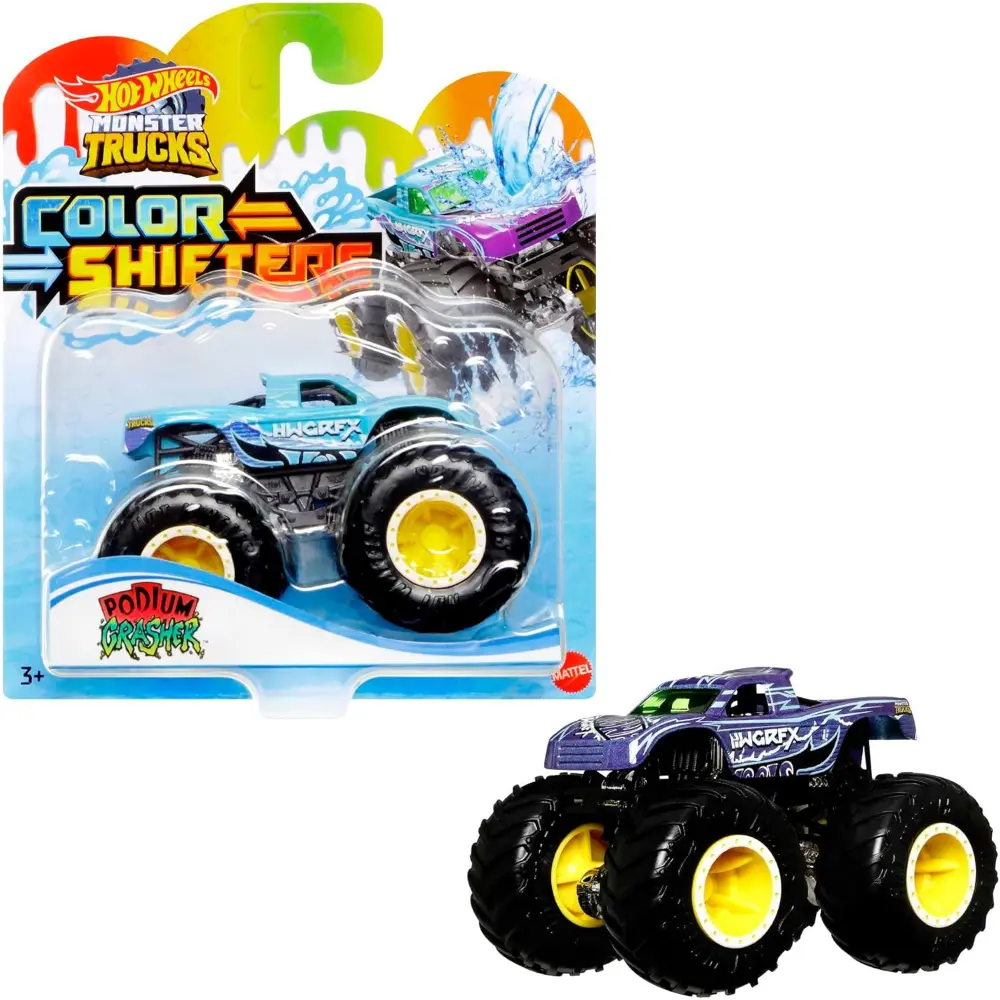 Hot Wheels Monster Trucks Color Shifters Night Shifter