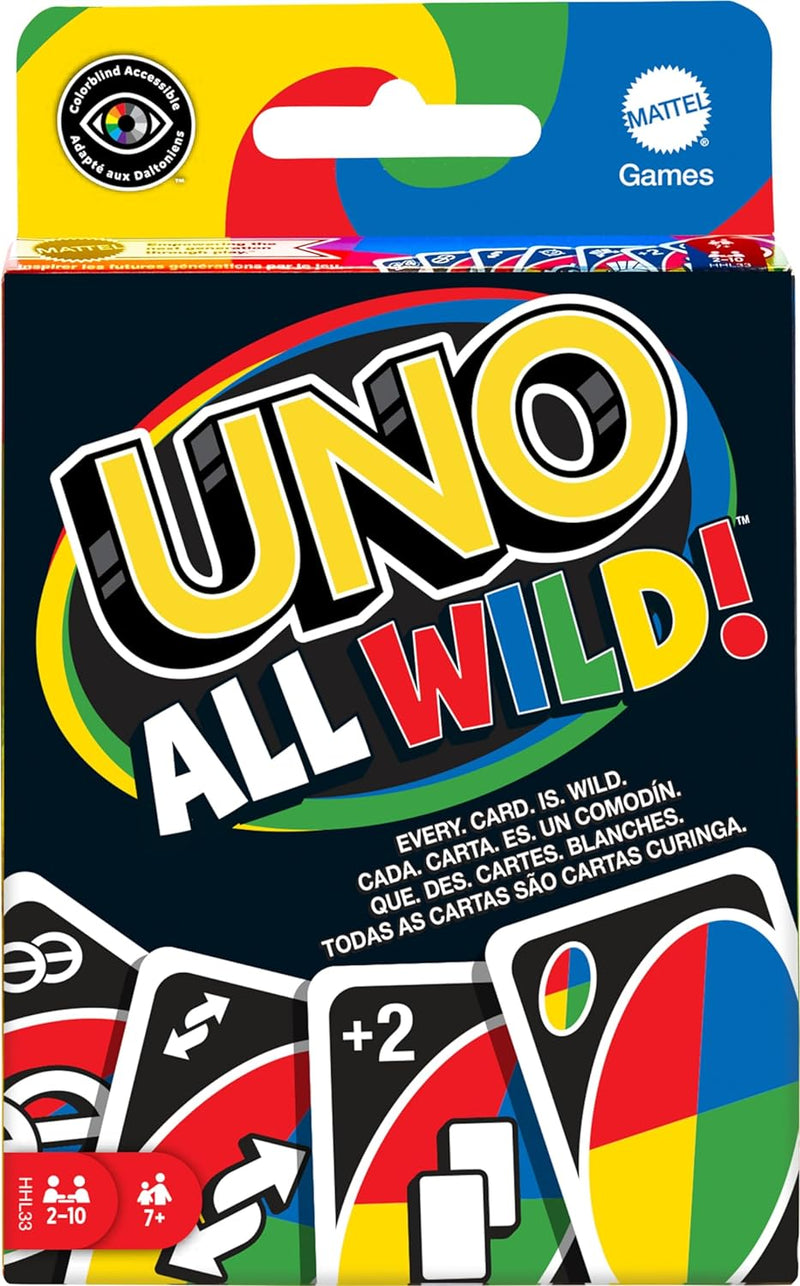Uno All Wild Card Games Multicolor for Kids & Adult