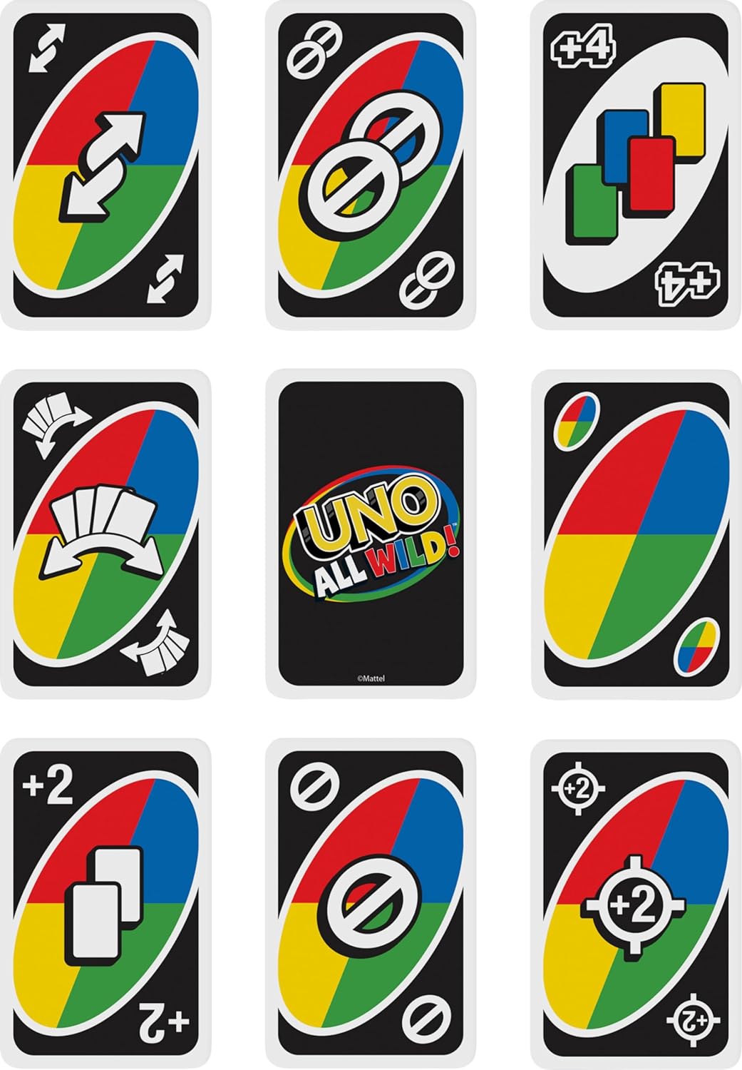 Uno All Wild Card Games Multicolor for Kids & Adult