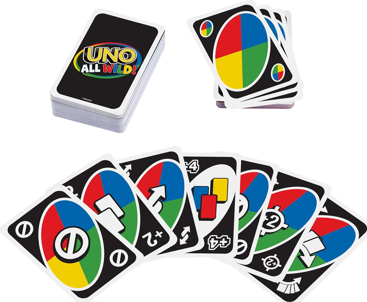 Uno All Wild Card Games Multicolor for Kids & Adult