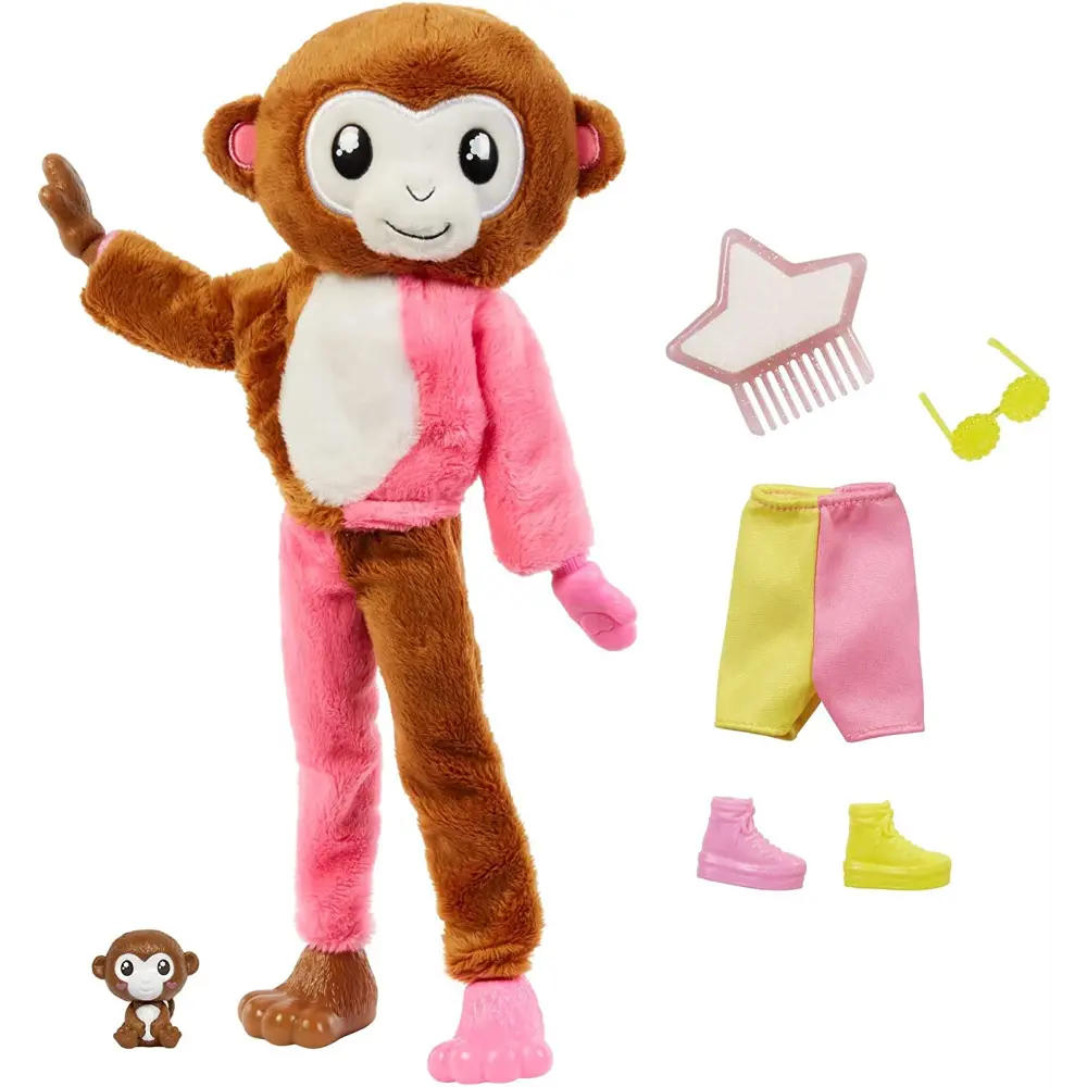Barbie Cutie Reveal Monkey Themed Doll