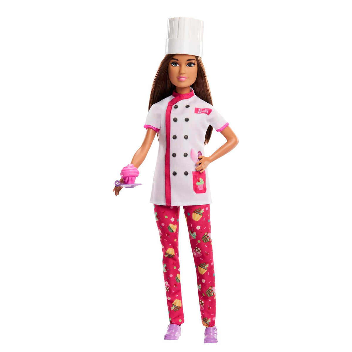 Barbie Career Pastry Chef Doll with Baking Accessories Playset for Kids