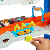 Hot Wheels Ultimate Garage Multi-Level Track Playset with 2 Cars