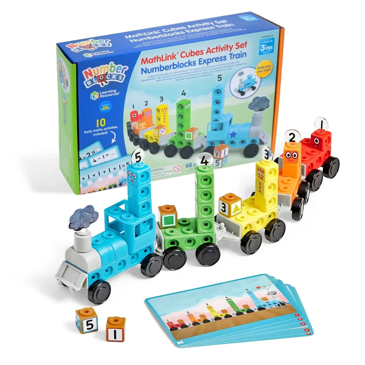 Numberblocks MathLink Cubes Express Train - Build, Count, and Learn