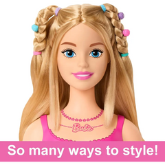 Barbie Deluxe Styling Head With Color Reveal Accessories And Blonde Neon Rainbow Hair