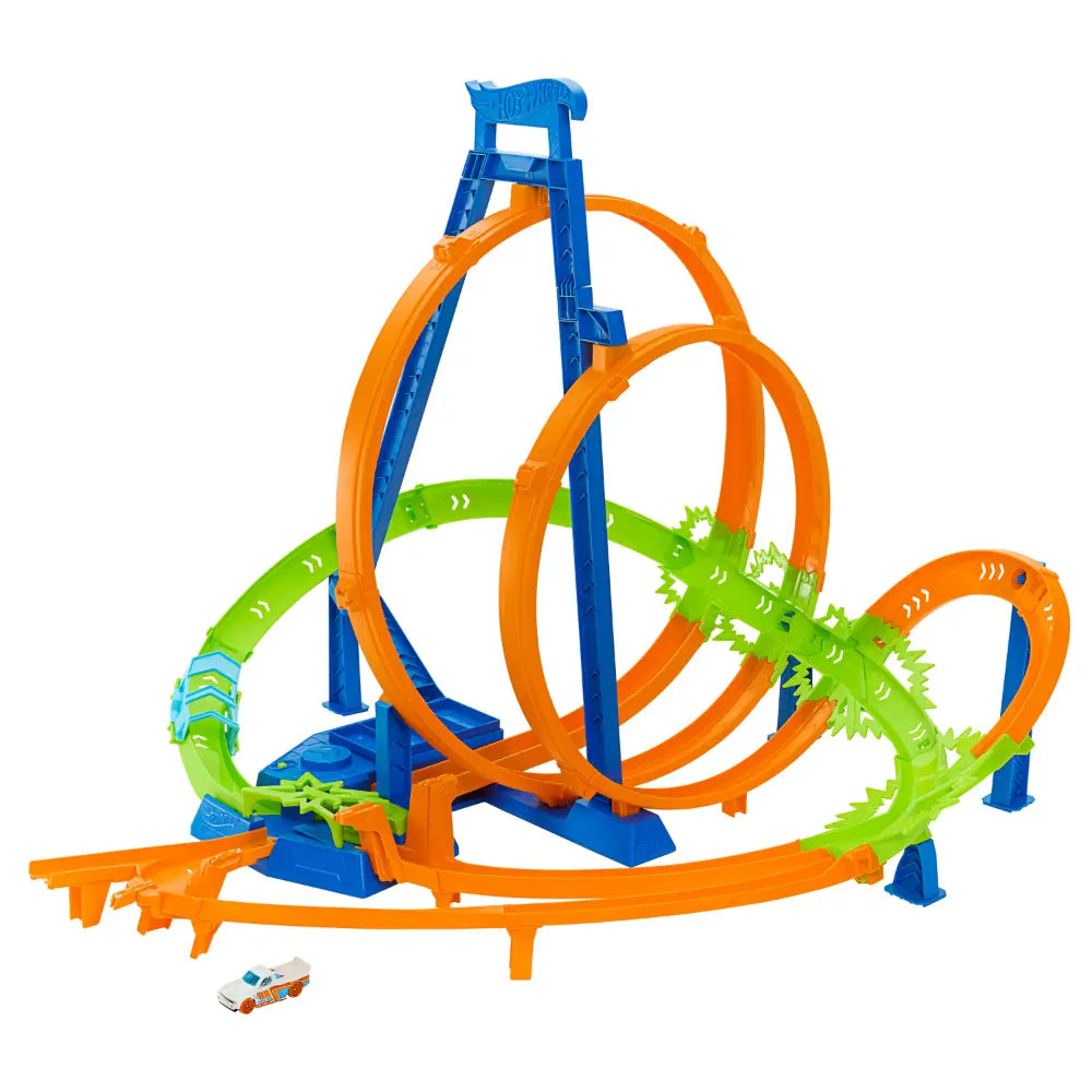 Hot Wheels Action Epic Crash Dash Track Set with Motorized Booster