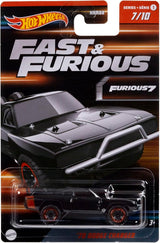 Hot Wheels Themed Die Cast Fast & Furious Assortment - Sold per piece
