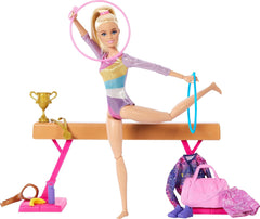 Barbie Gymnastic Doll Playset with Accessories