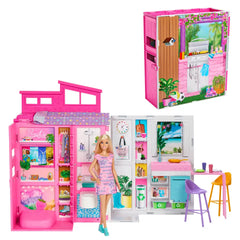 Barbie Getaway Doll House with Doll & Accessories