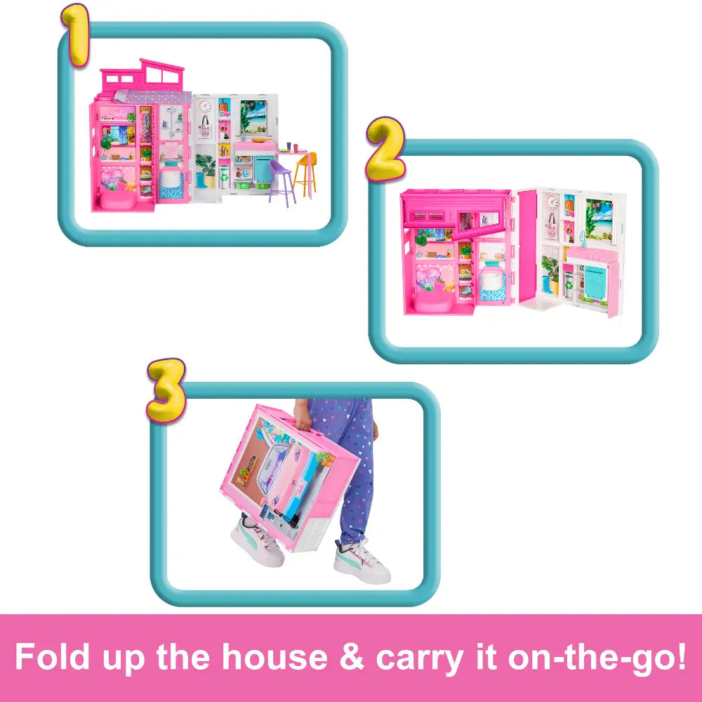 Barbie Getaway House With Doll