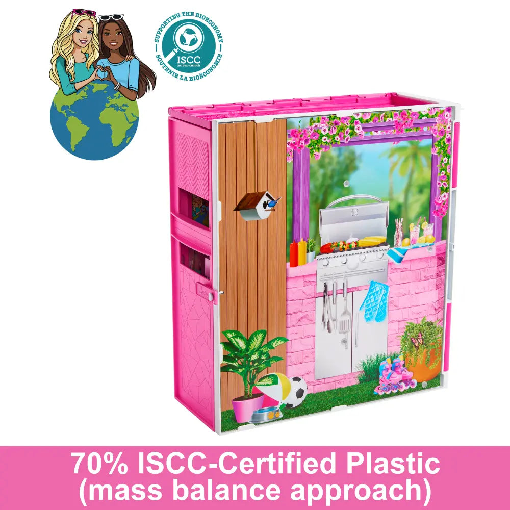 Barbie Getaway Doll House with Doll & Accessories
