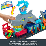 Hot Wheels City Ultra Shark Car Wash Playset for Kids