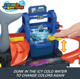 Hot Wheels City Ultra Shark Car Wash Playset for Kids