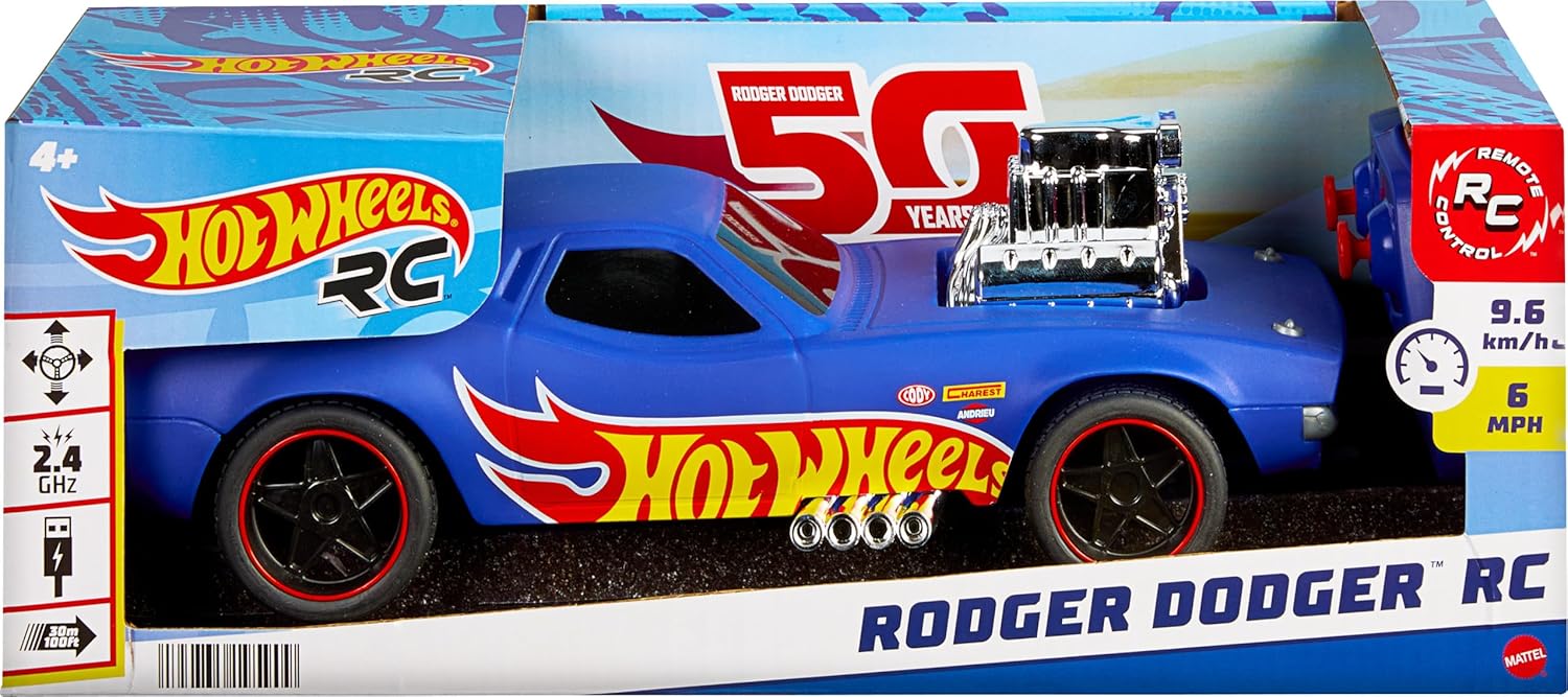HotWheels RC Rodger Dodger Battery Operated