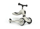 Scoot & Ride 2-in-1 Highwaykick 1 & Helmet XXS-S Ash Bundle