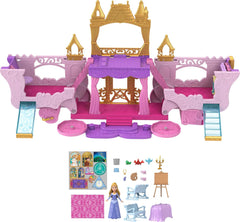 Disney Princess Castle Carriage Aurora Doll & Accessories Playset for Kids
