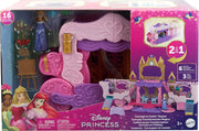 Disney Princess Castle Carriage Aurora Doll & Accessories Playset for Kids