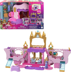Disney Princess Castle Carriage Aurora Doll & Accessories Playset for Kids