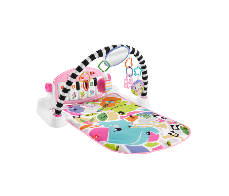Fisher-Price Glow & Grow Kick & Play Pink Piano Gym Infant Activity Mat