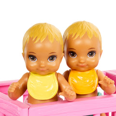 Barbie Skipper Nursery Playset Twin Baby Dolls & Accessories