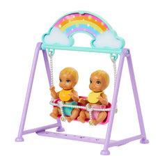 Barbie Skipper Nursery Playset Twin Baby Dolls & Accessories