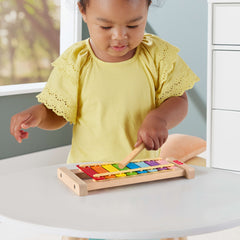 Fisher-Price Classic Wooden Xylophone Music Toy for Toddlers and Kids