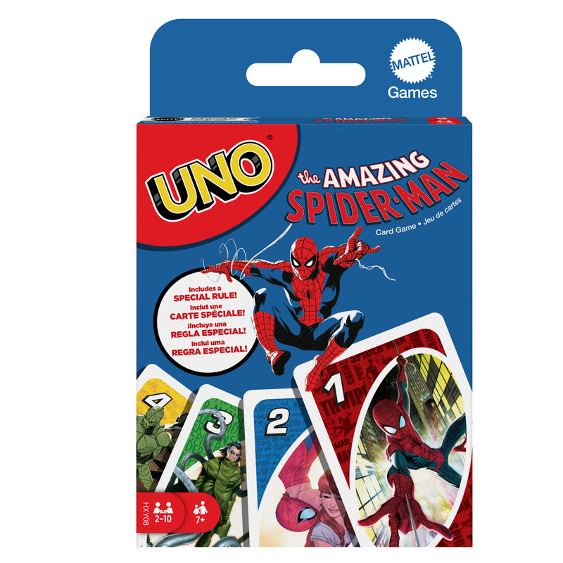 UNO The Amazing Spider-Man Card Game - Marvel Family & Kids Card Game