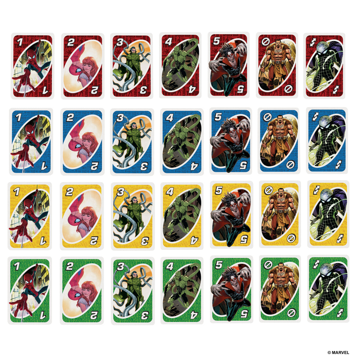 UNO The Amazing Spider-Man Card Game - Marvel Family & Kids Card Game