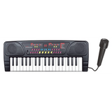 Power Joy Music Keyboard 37 keys with Mic Battery Operated