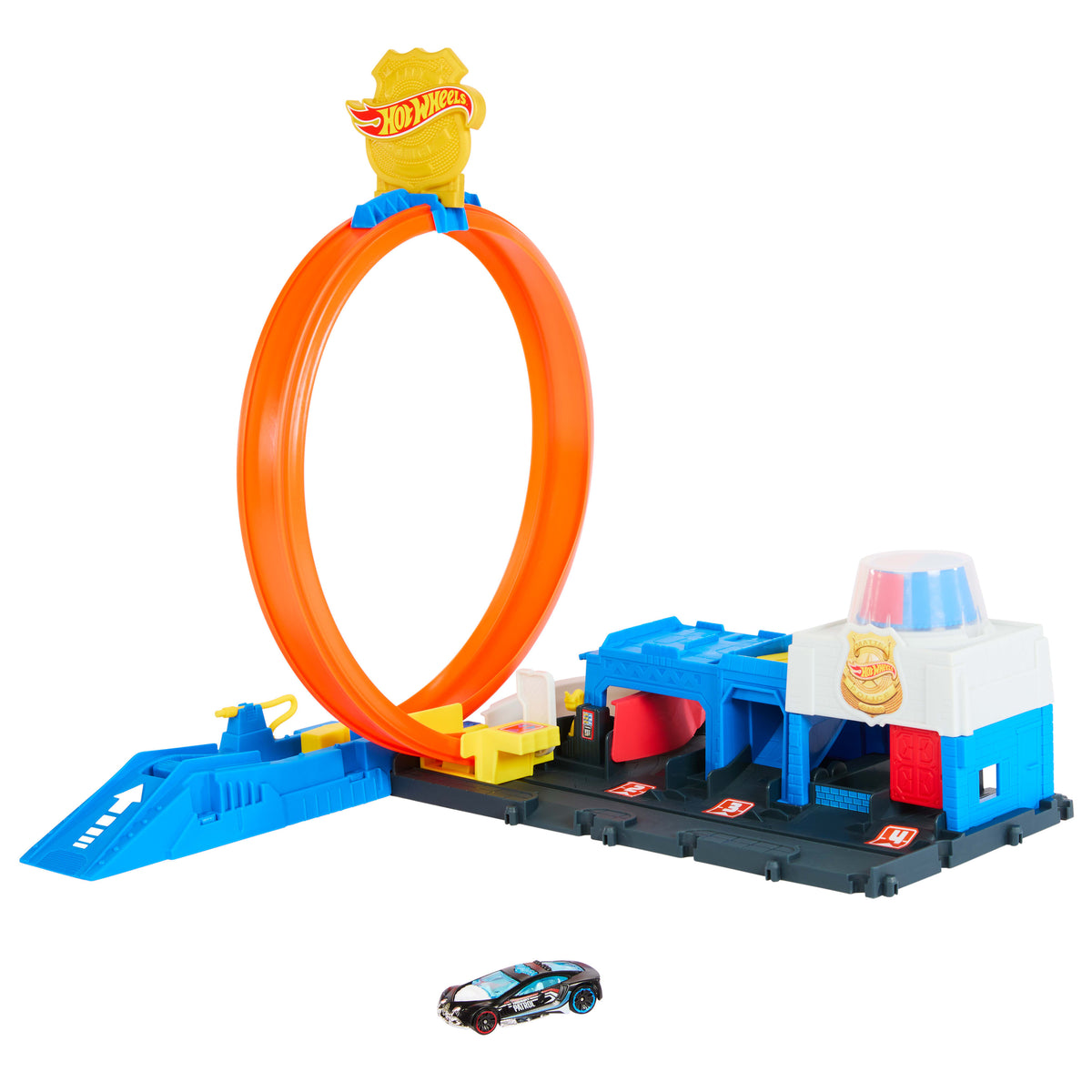 Hot Wheels City Super Police Station Garage Playset for Kids