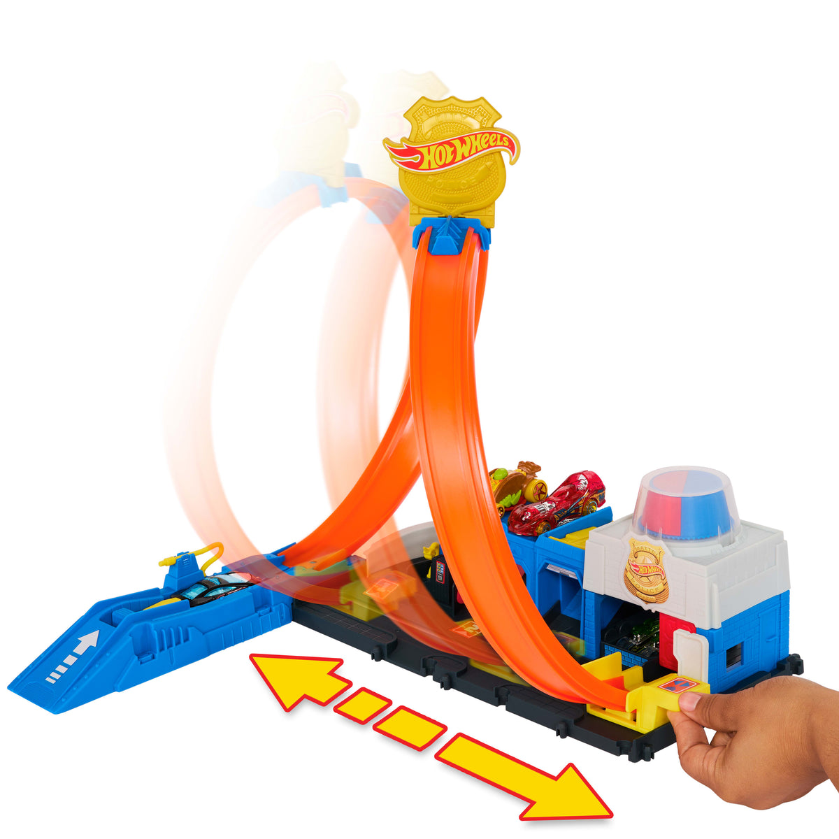 Hot Wheels City Super Police Station Garage Playset for Kids