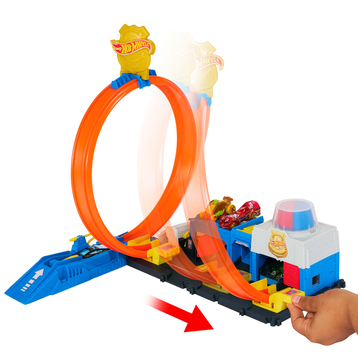 Hot Wheels City Super Police Station Garage Playset for Kids